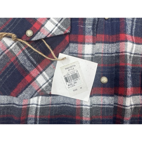 Vintage Falcon Bay Flannel Shirt Men's Large Western Snap Up (250502) - Picture 5 of 6
